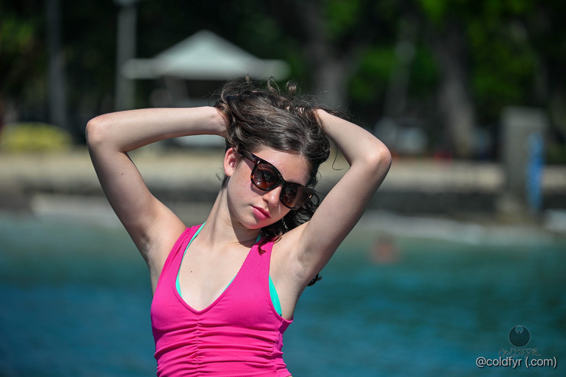 Janie Kogan in Waikiki, Hawaii