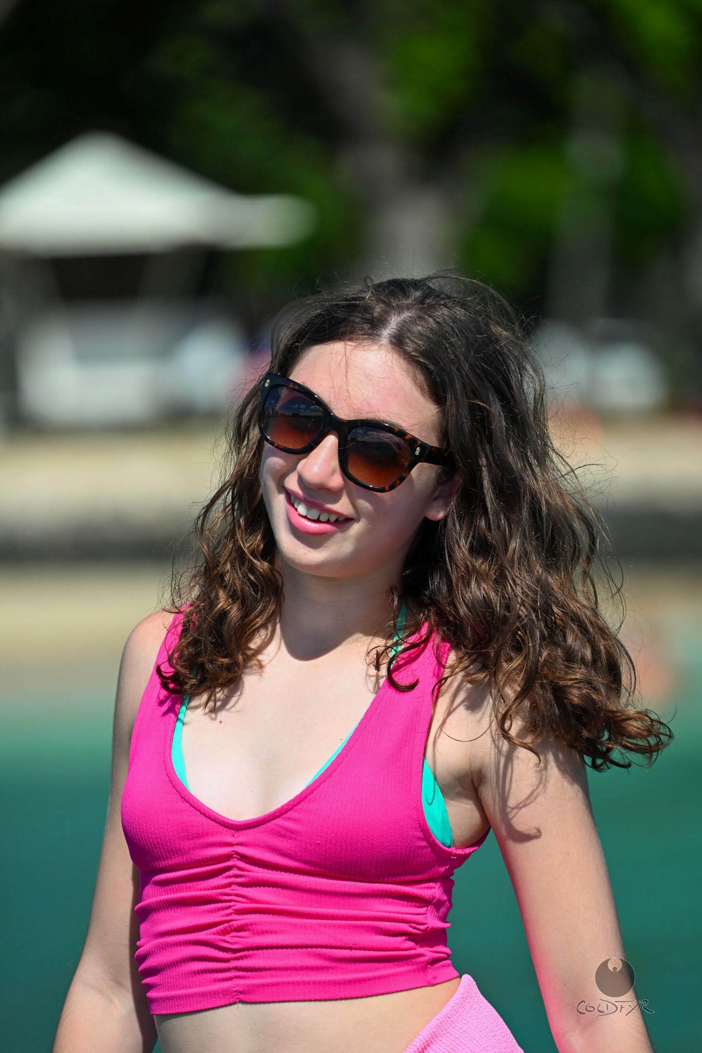 Janie Kogan in Waikiki, Hawaii