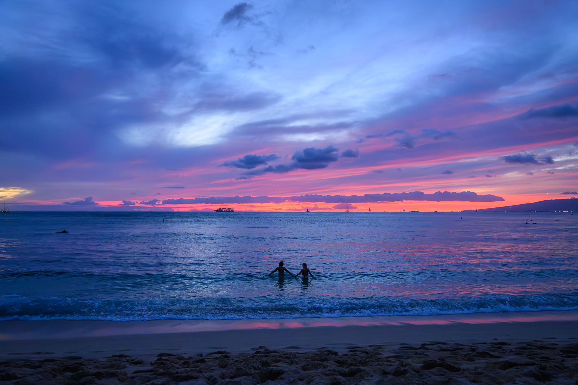 Stunning Rainbow Sunset Colors
