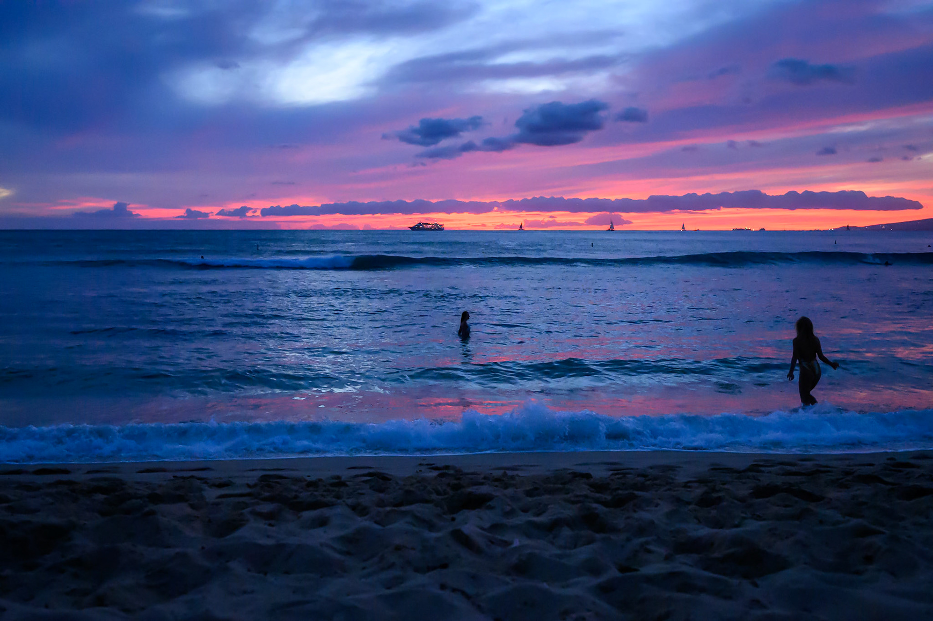 Stunning Rainbow Sunset Colors