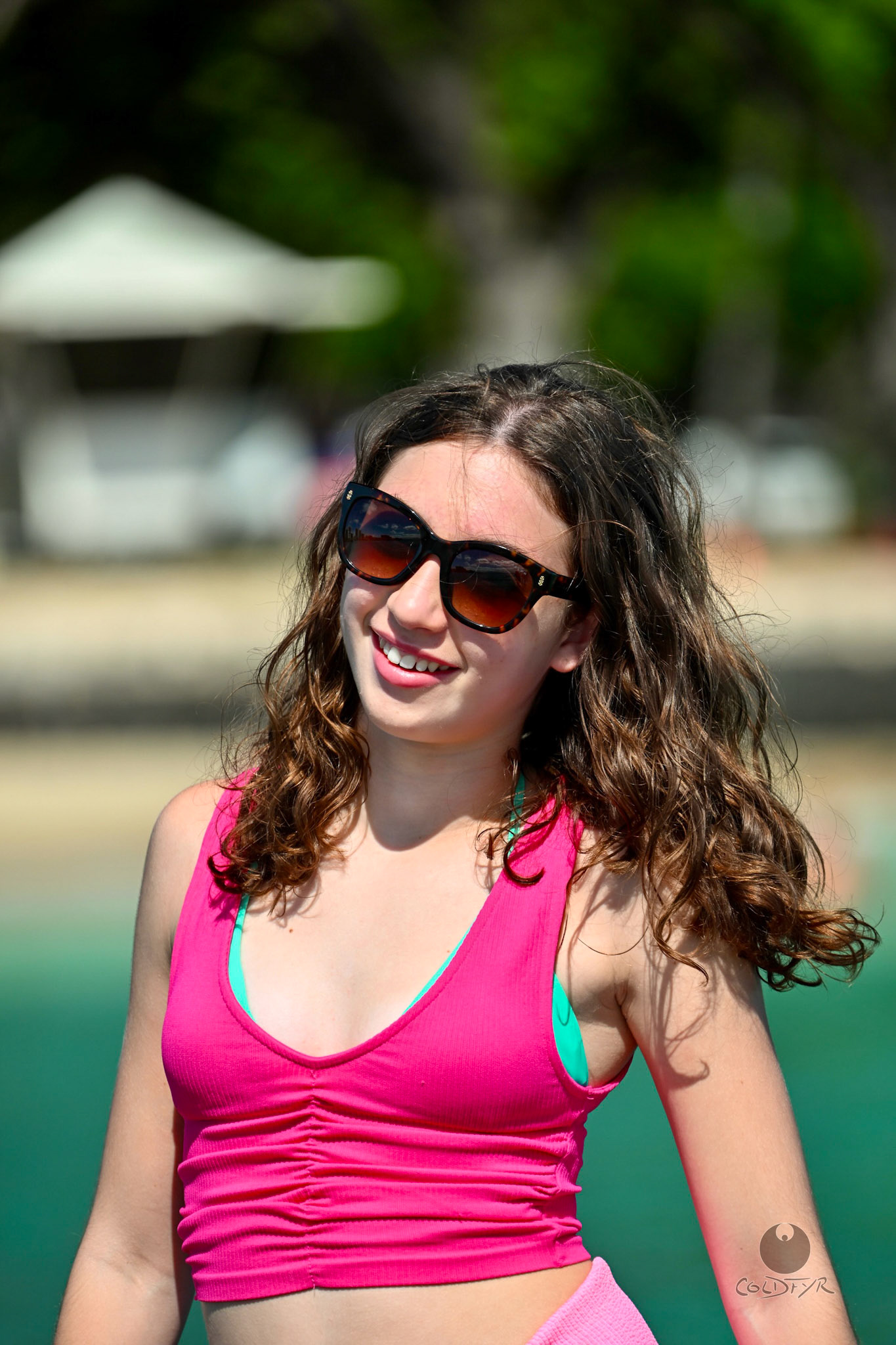 Janie Kogan in Waikiki, Hawaii