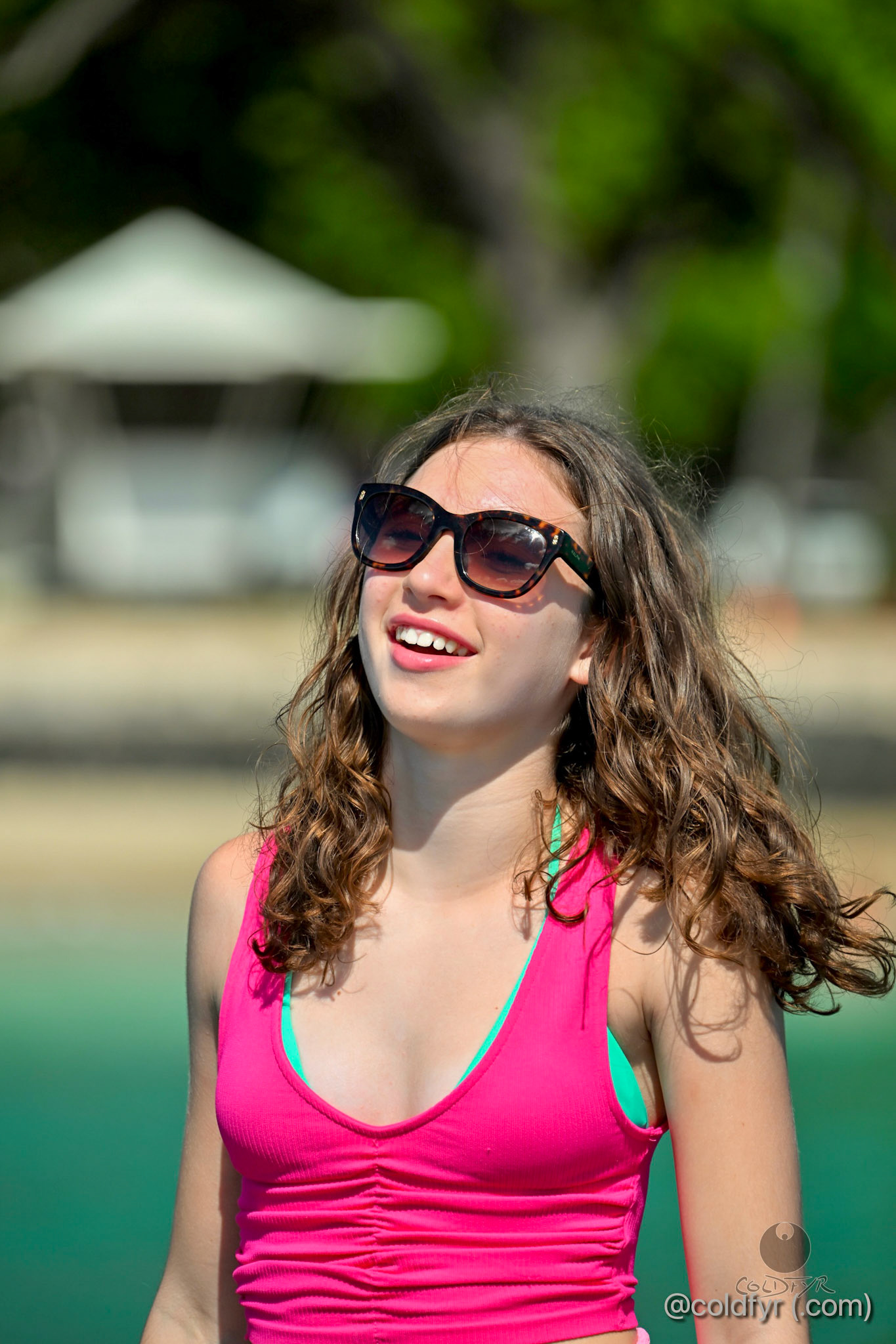 Janie Kogan in Waikiki, Hawaii