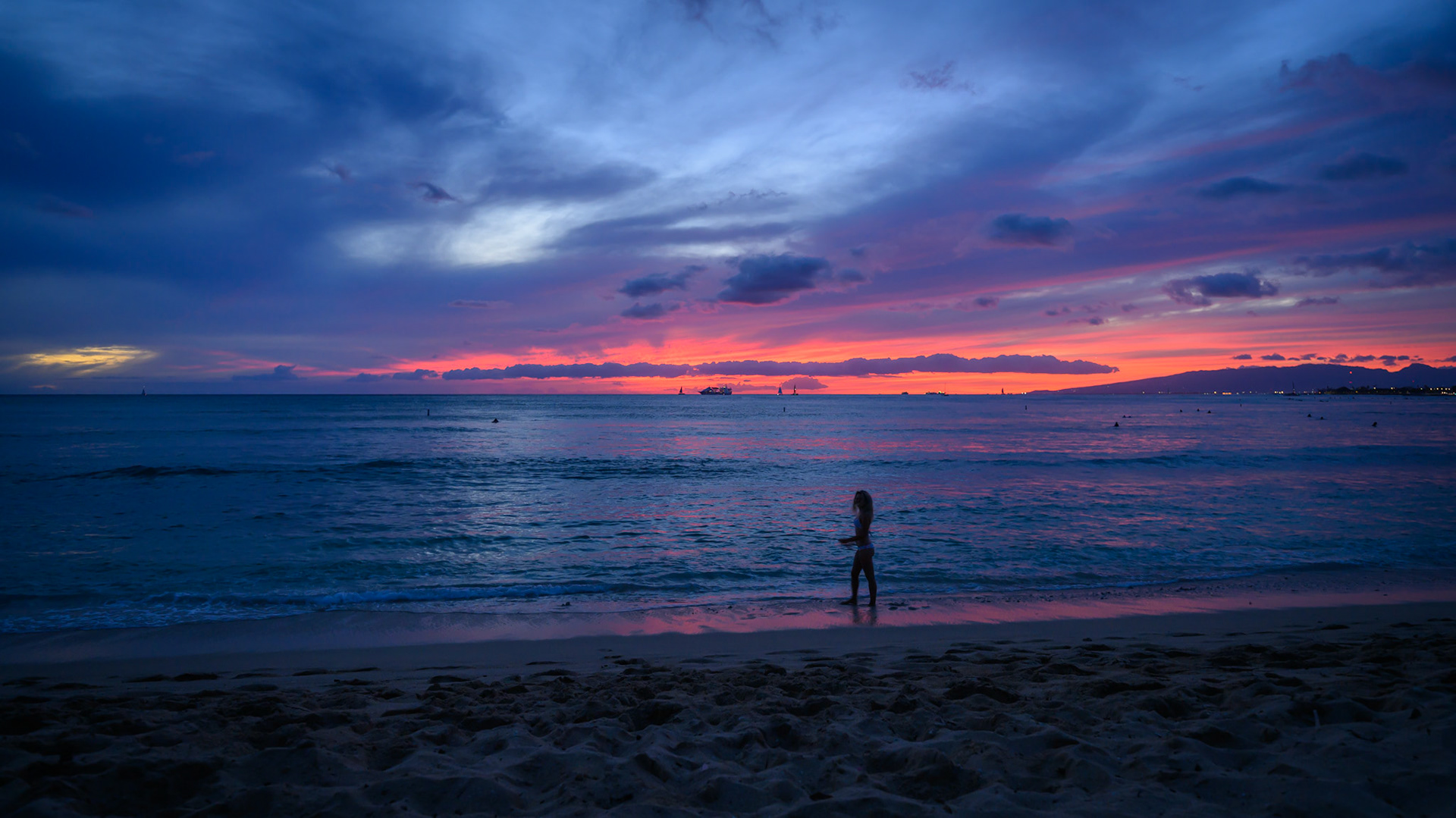 Stunning Rainbow Sunset Colors