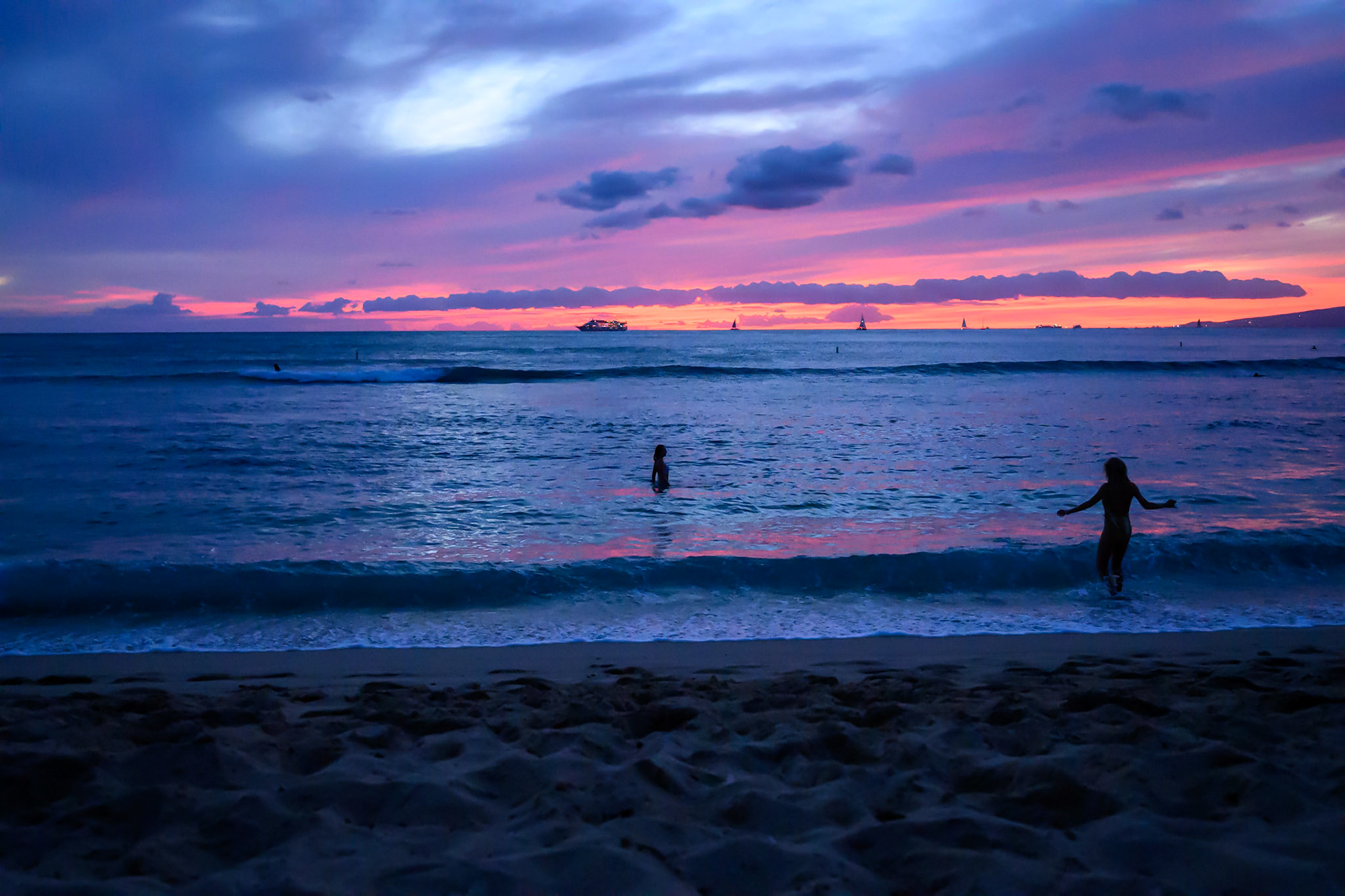 Stunning Rainbow Sunset Colors