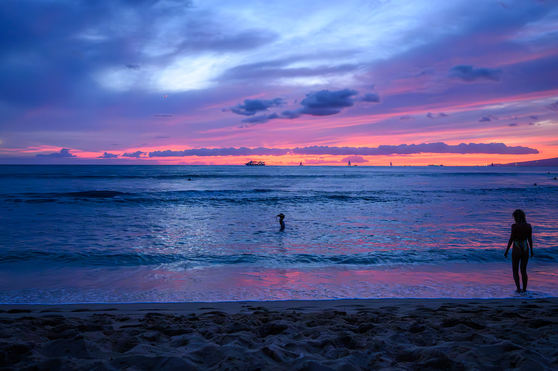 Stunning Rainbow Sunset Colors