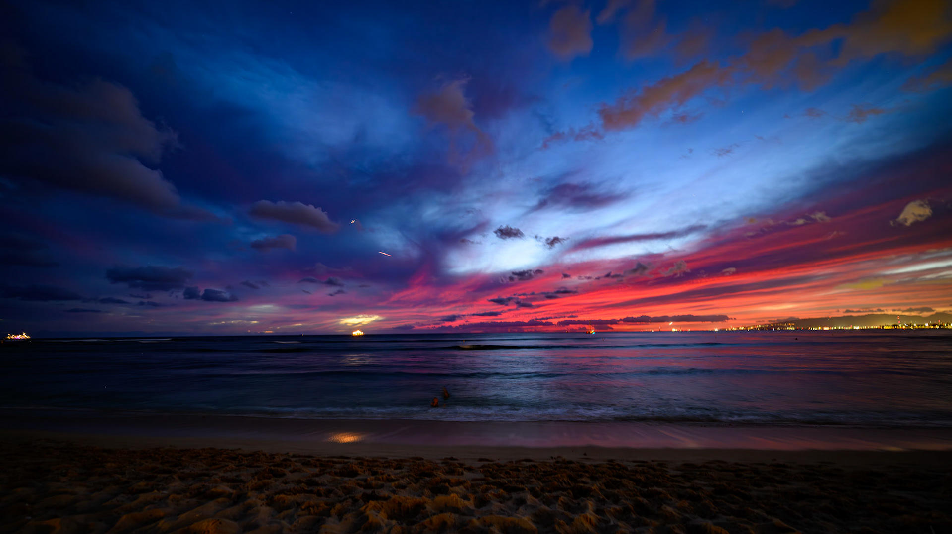 Stunning Rainbow Sunset Colors