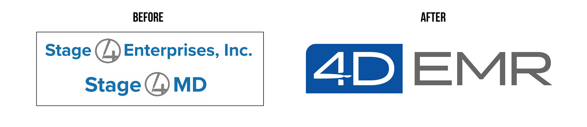 Logos - Before and After comparisons