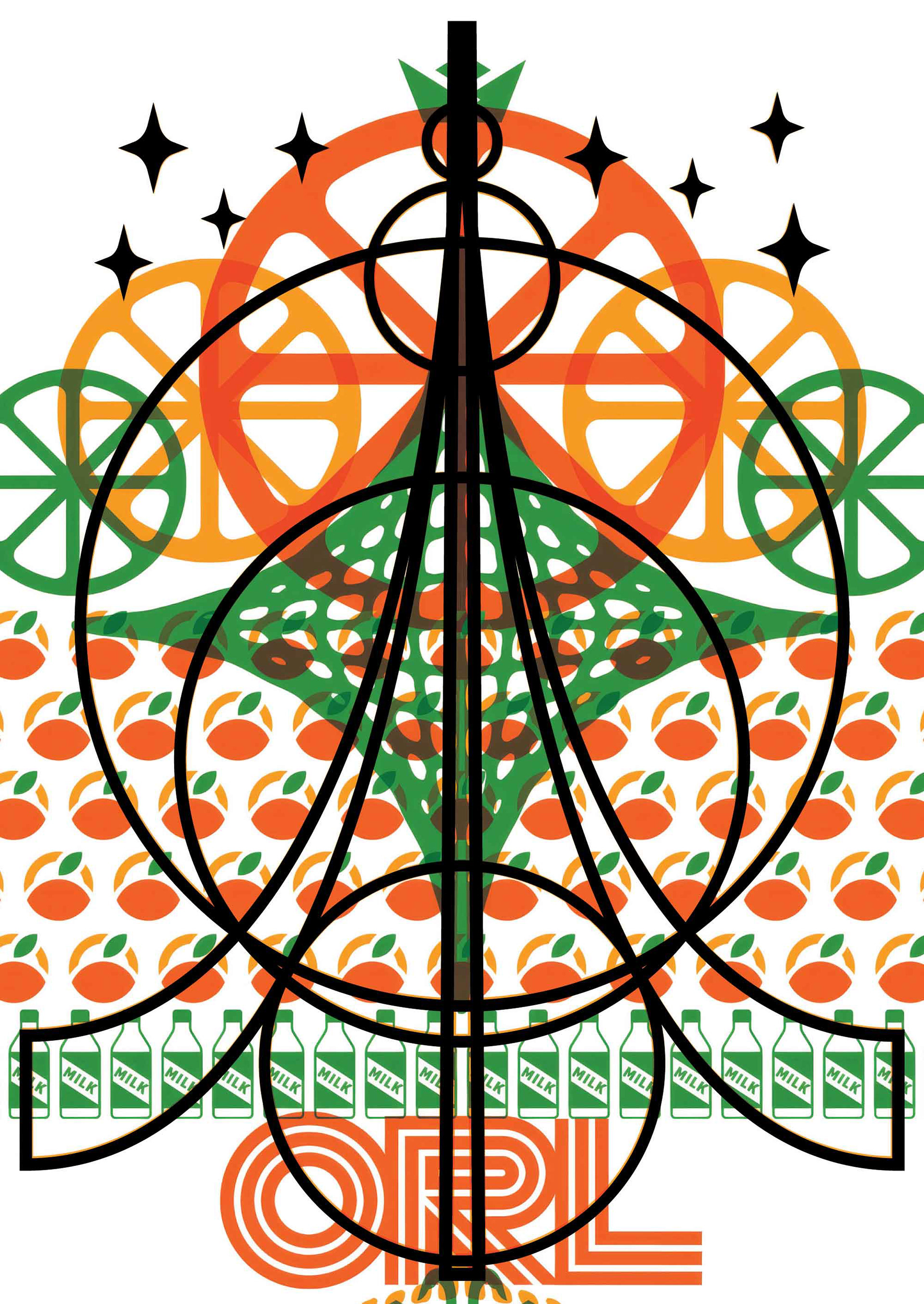 Overlay of element on final art