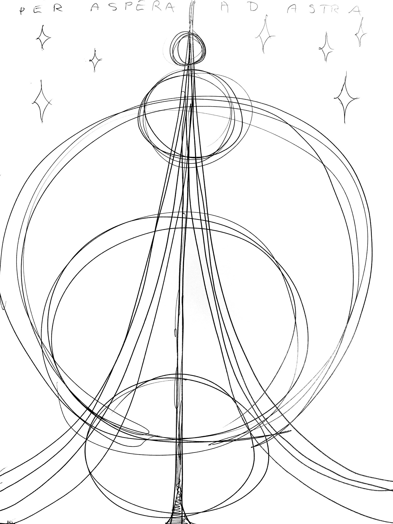 My rough sketch of poster element