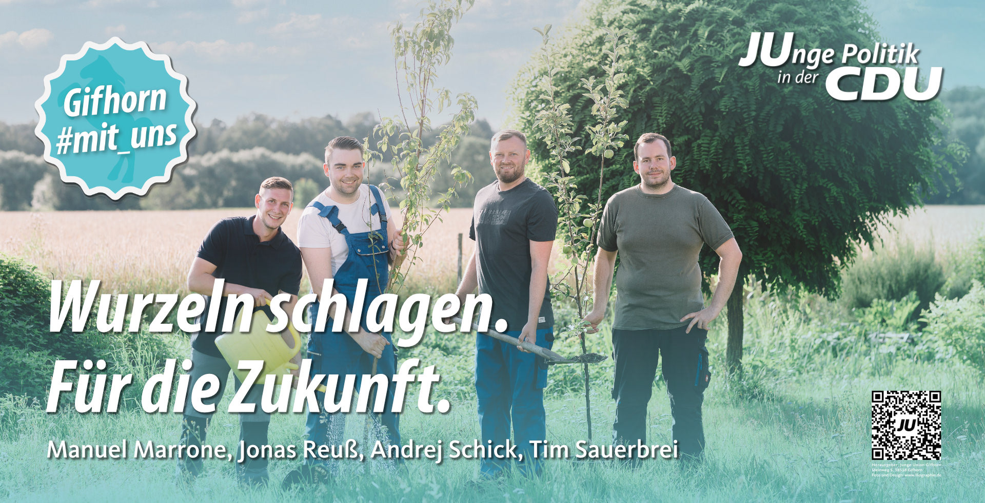 Wurzeln schlagen. Für die Zukunft.