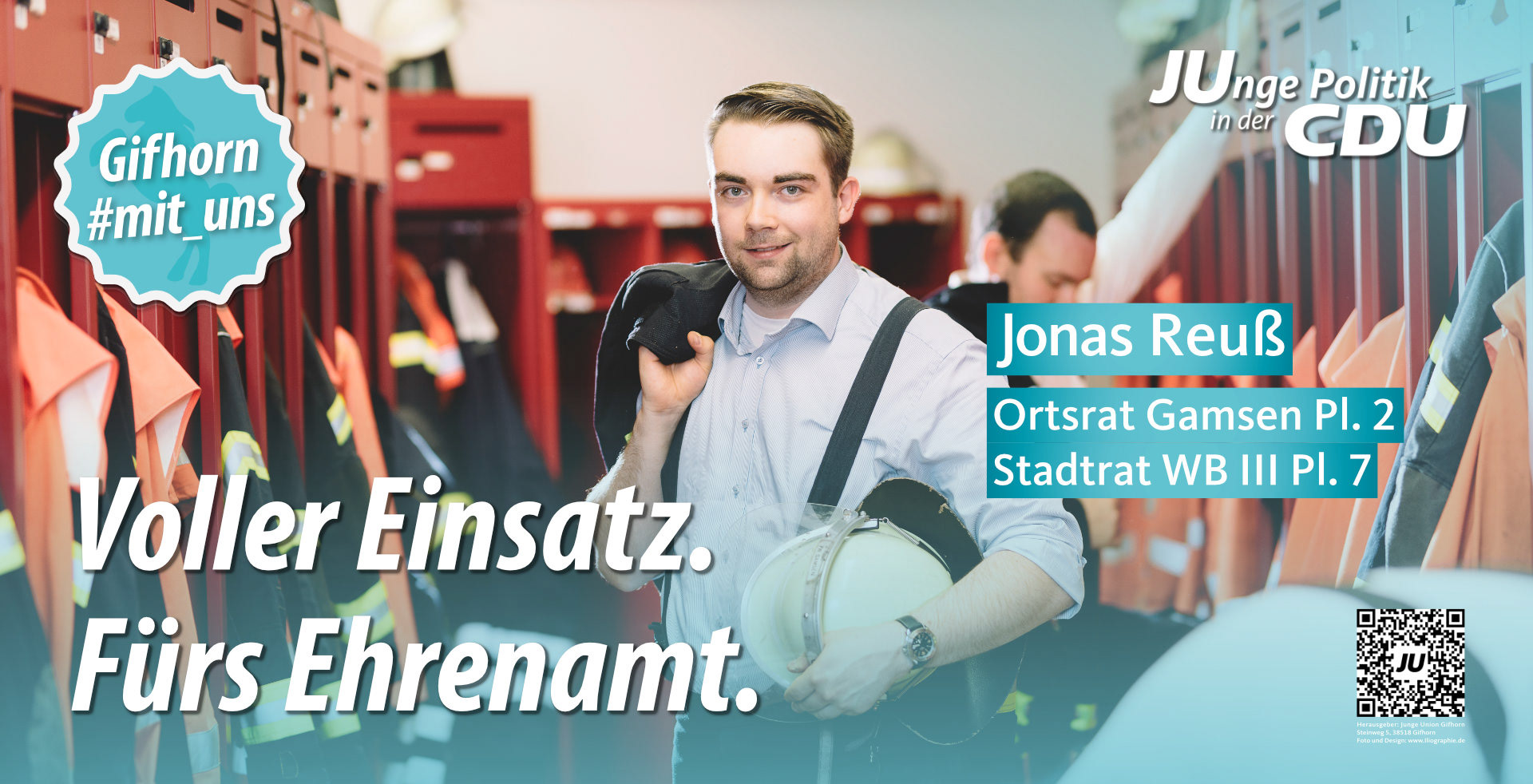 Voller Einsatz. Fürs Ehrenamt.