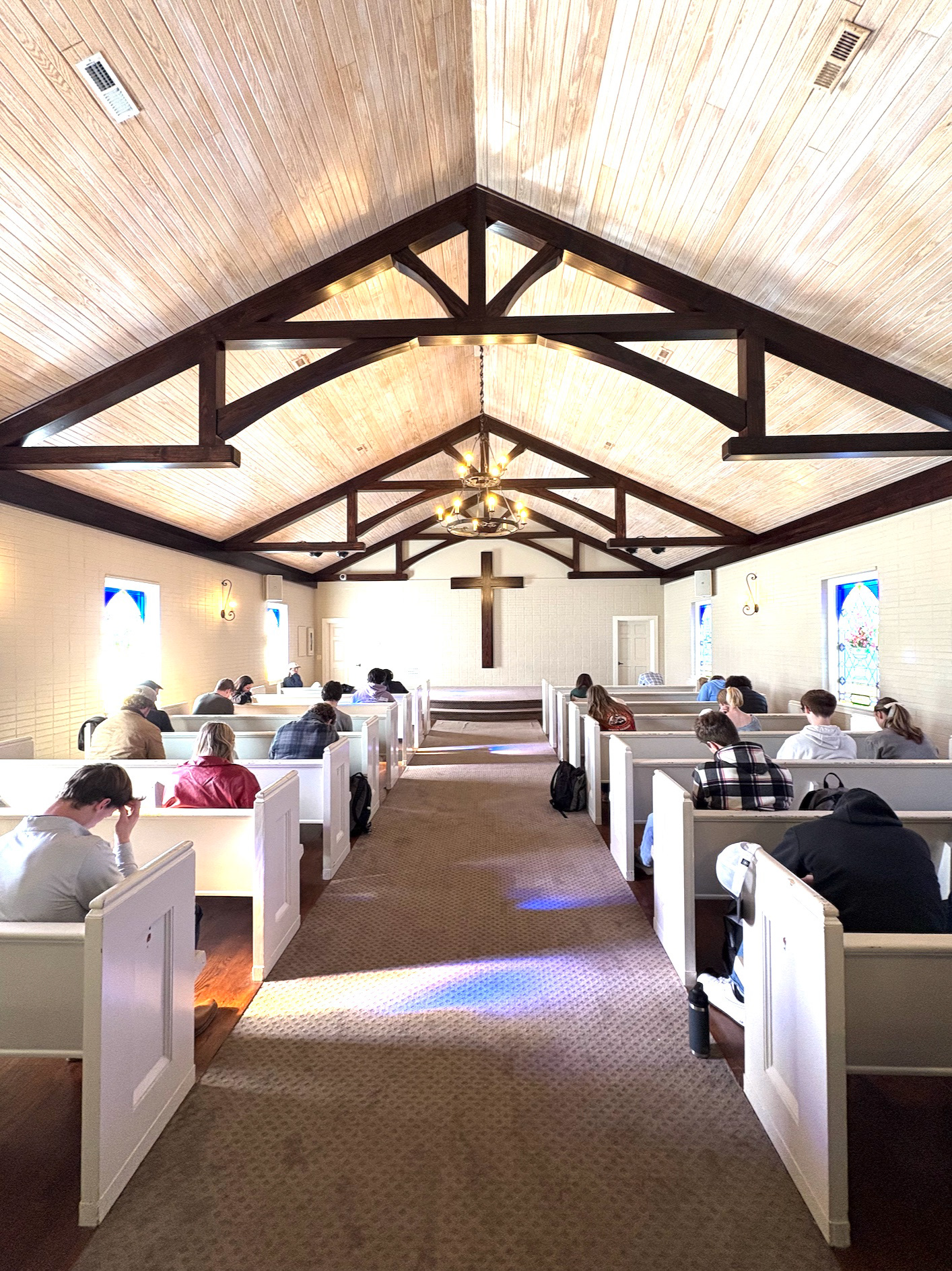 Original Photo - Interior of Liberty University Prayer Chapel