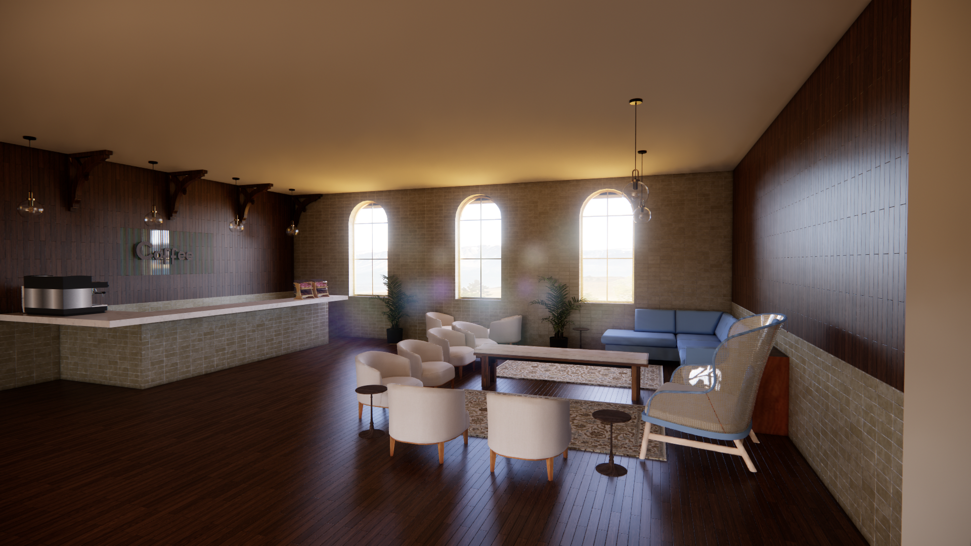 Coffee Bar and Seating