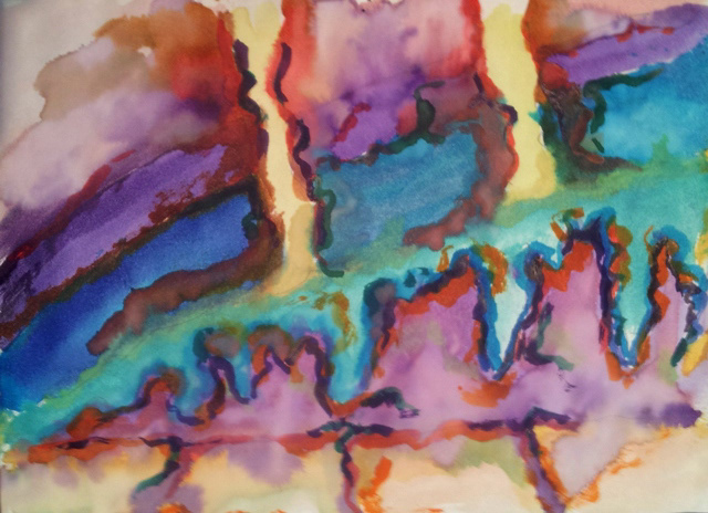 On the other side - 2013 - Water colour