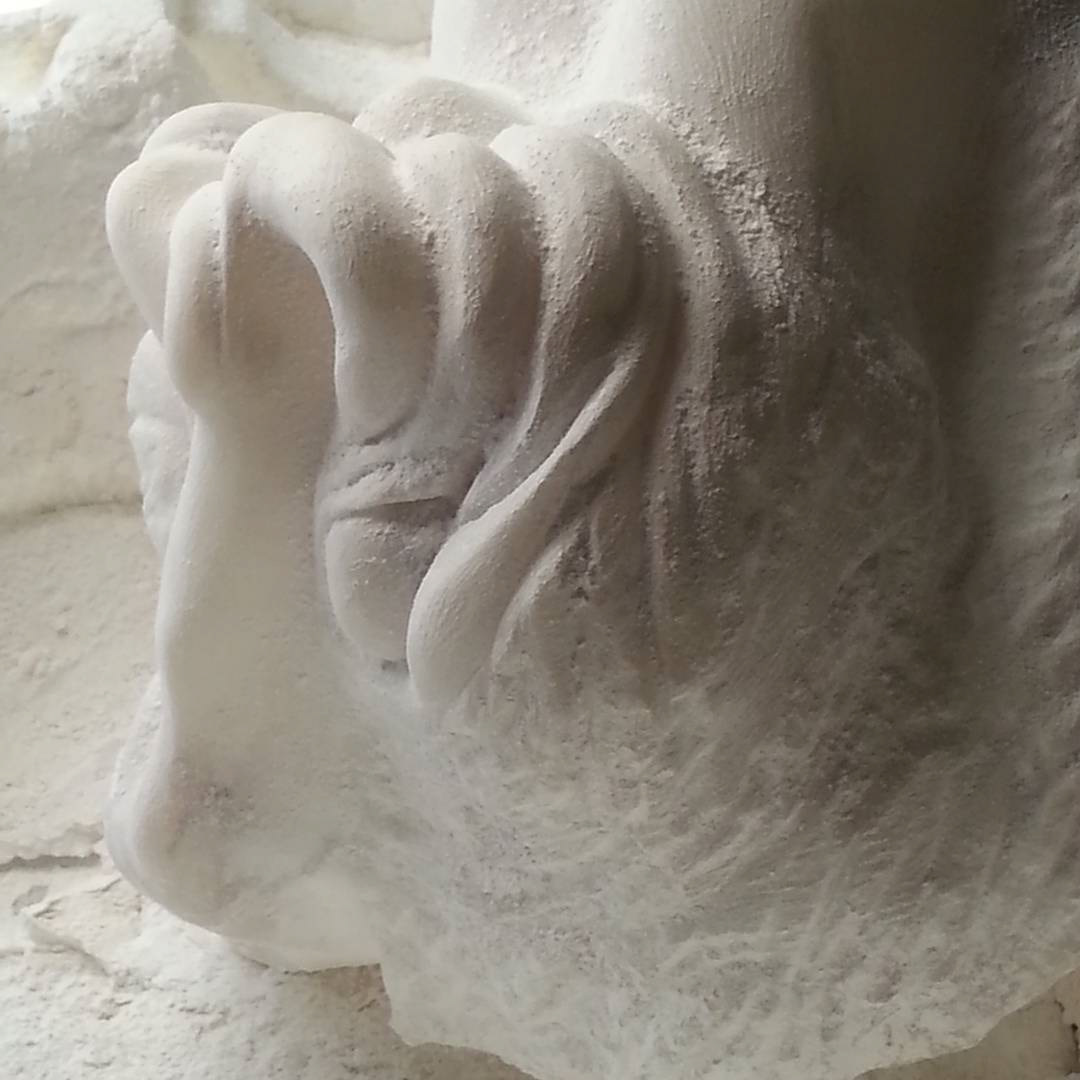 The anima side. #alabaster #sculpture #carving #stone #DeboraAlanna #abstract #anima