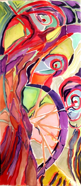 "Reflectors on an abandoned wheel" - 7 July 2013 003