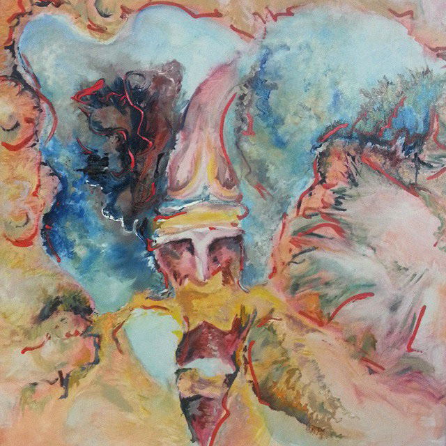 "A Space Between" #painting #mixedmedia 24 x24"