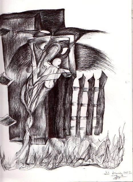 "Picturing the beginning"