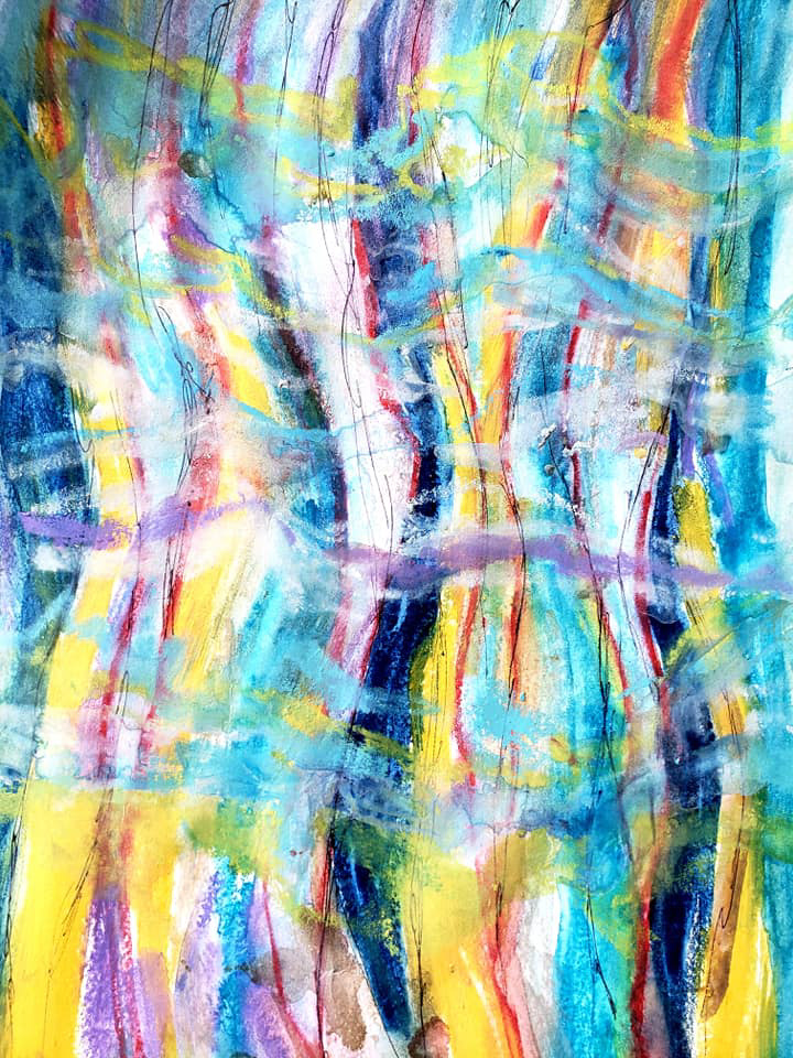 "Through and beyond the haze of rainbows"