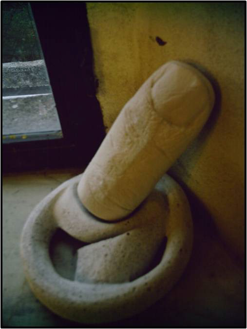 Carved cement expanded with pumice .25 metres