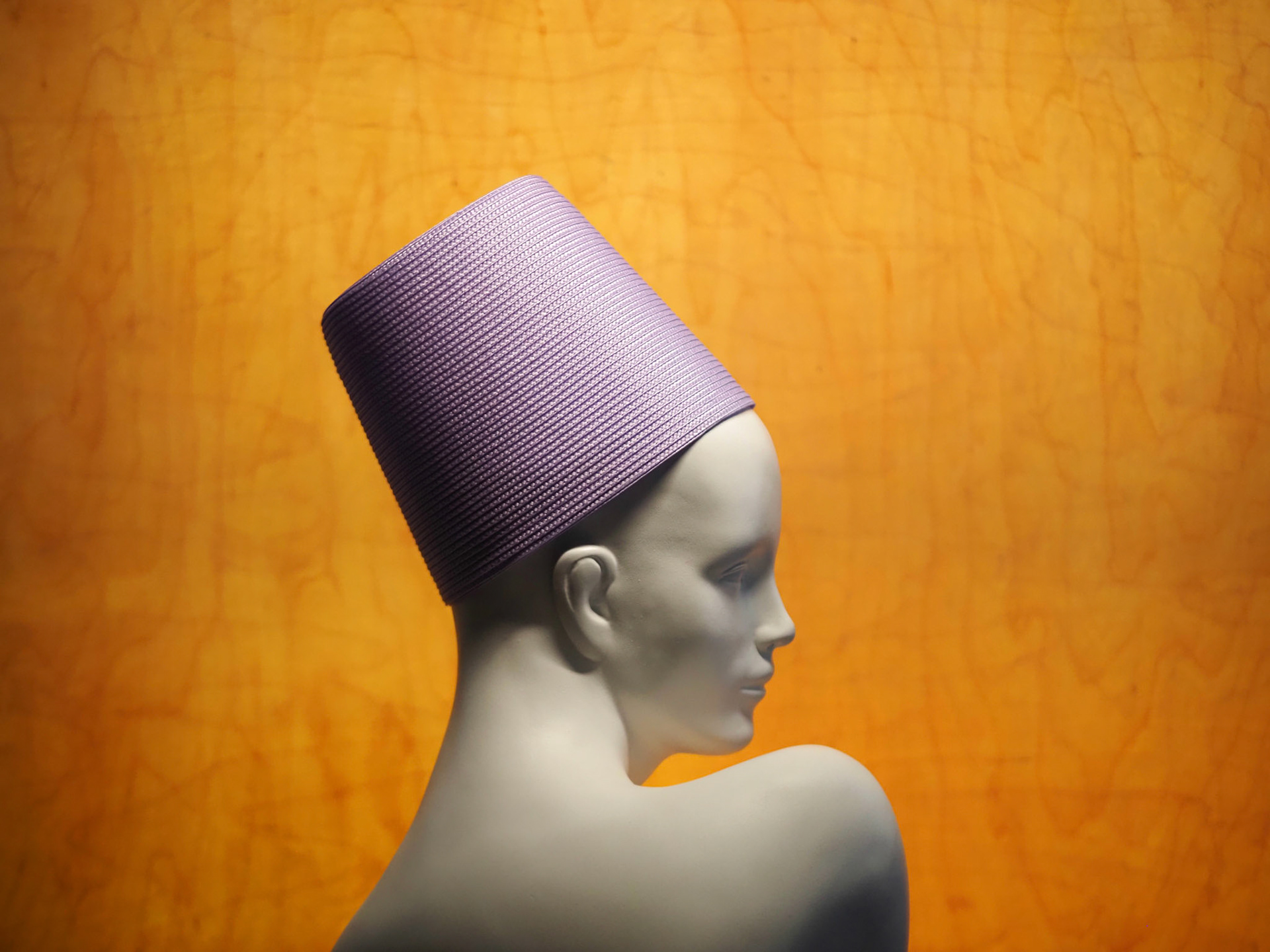 RAIN • fez in stiched braid