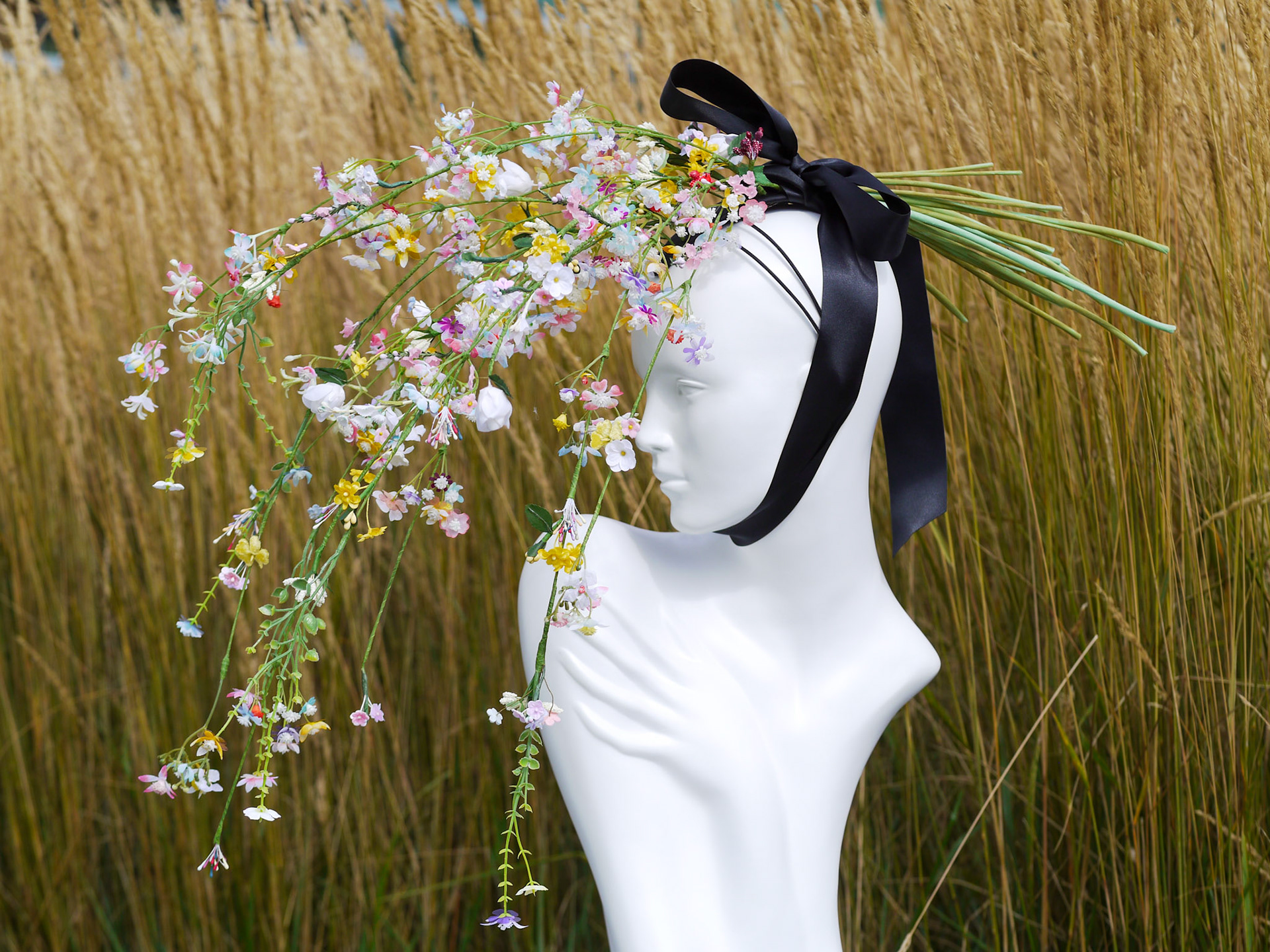 IMPOSIA • floral mohican headpiece