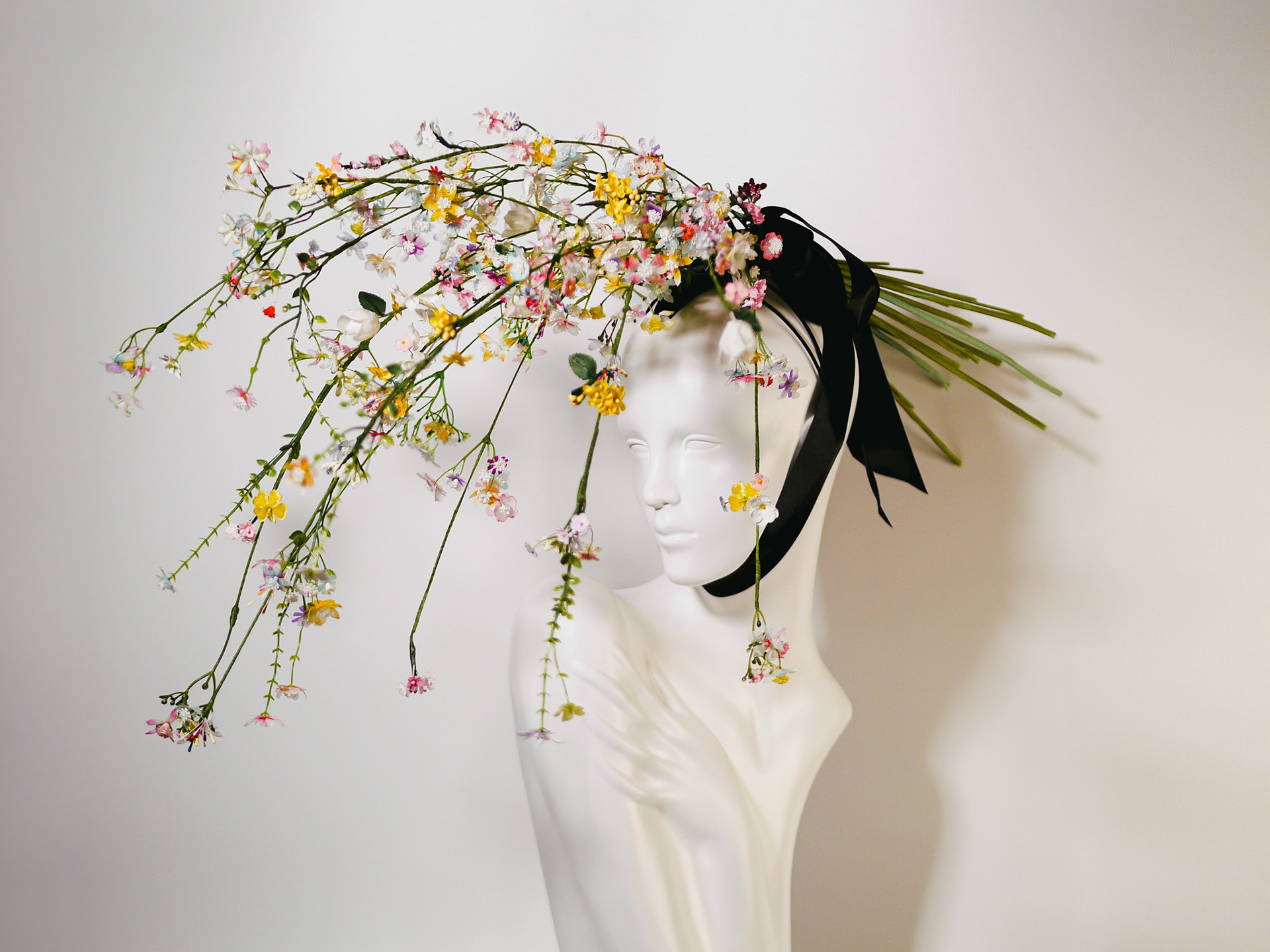 IMPOSIA • floral mohican headpiece