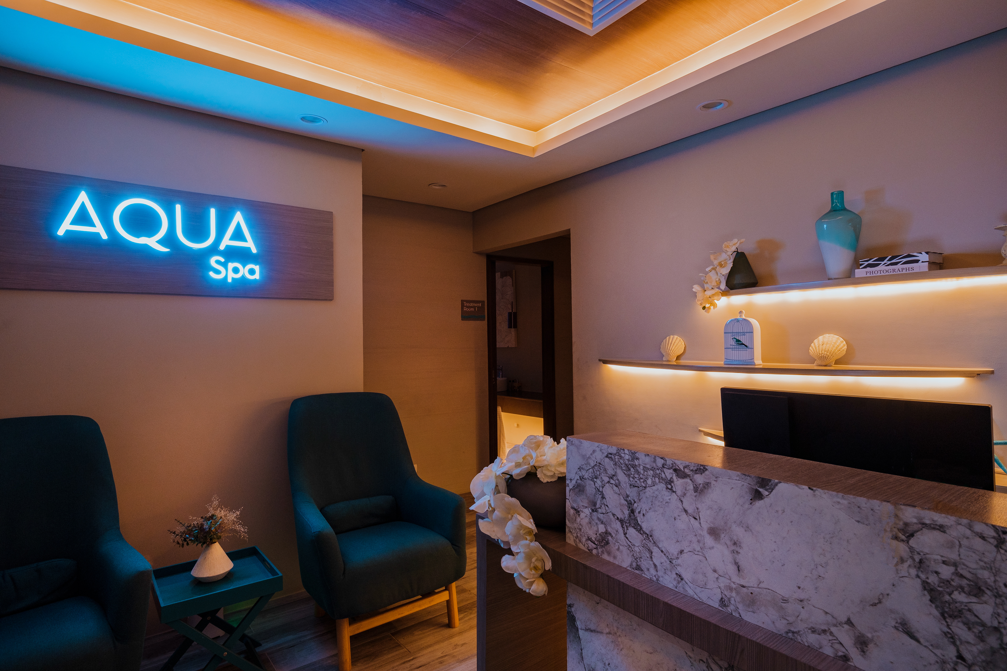 Aqua Reception Area