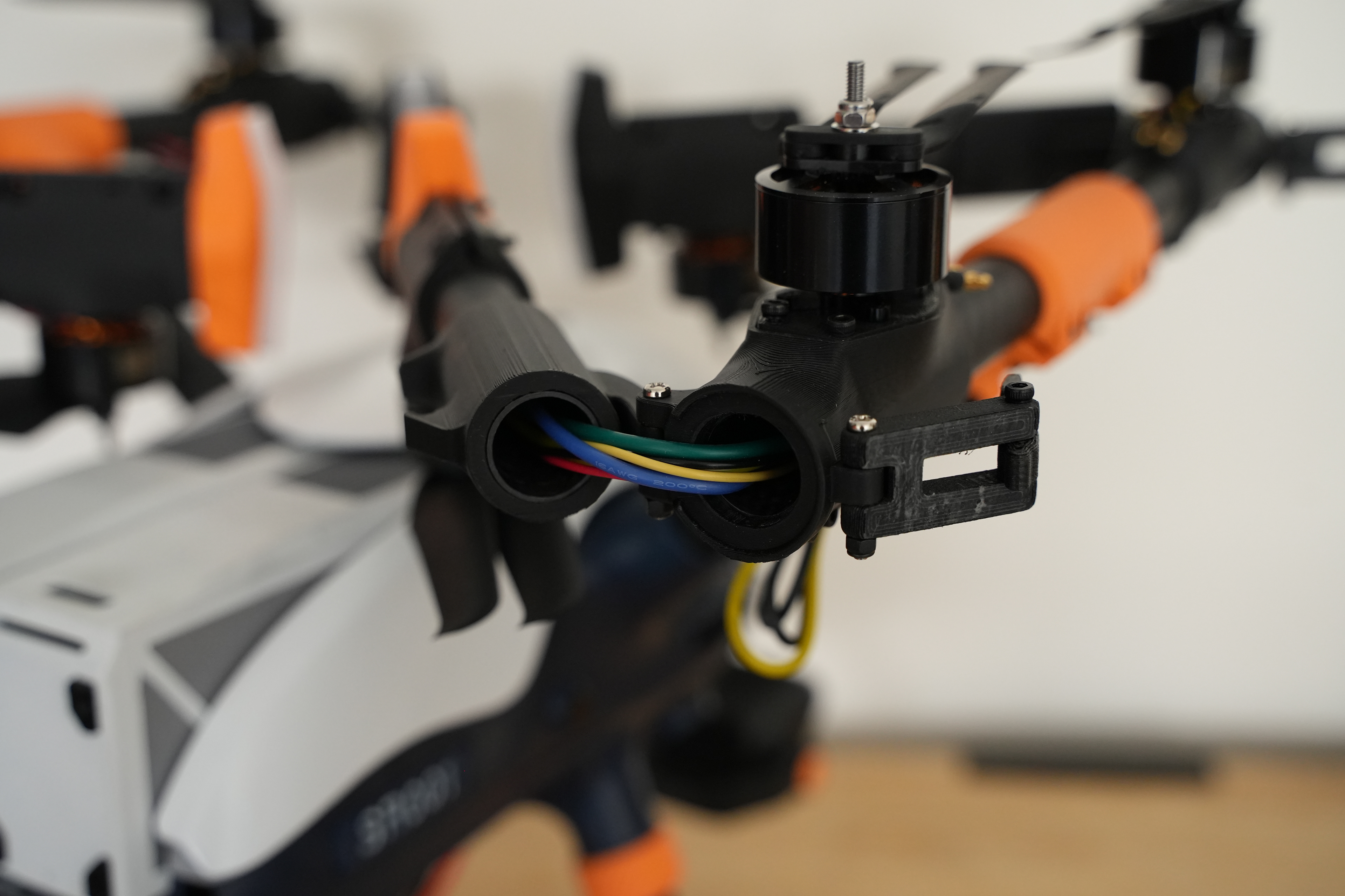 Functional hinges with integrated wiring.