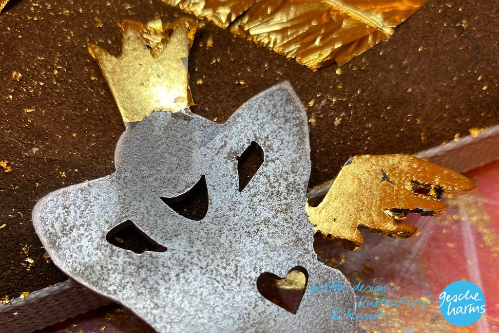 Echtes Blattgold mit 24 Karat
