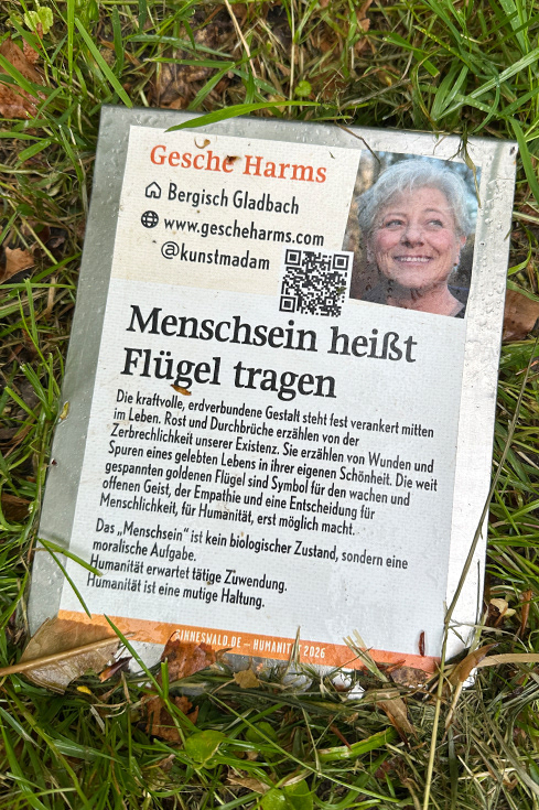 Meine Worte zum Kunstwerk und zu Humanität