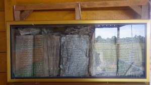 The remains of Al-Quran that were swept by the Tsunami