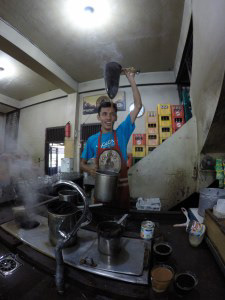 The process of making coffee