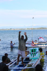 Winner of the traditional boat competition