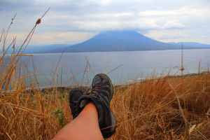 Bukit Cinta with my Columbia shoes