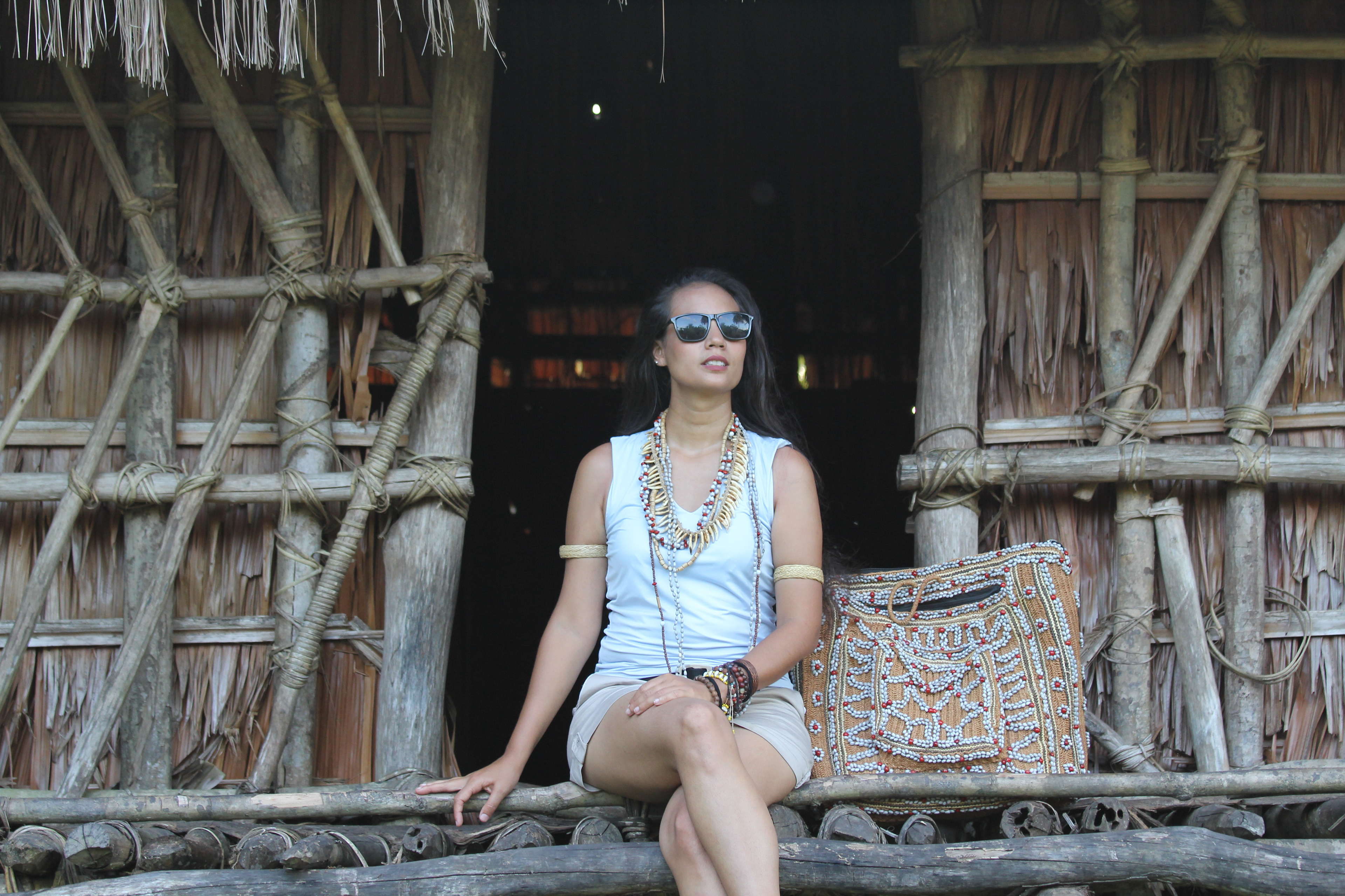 Jew house in Asmat Papua