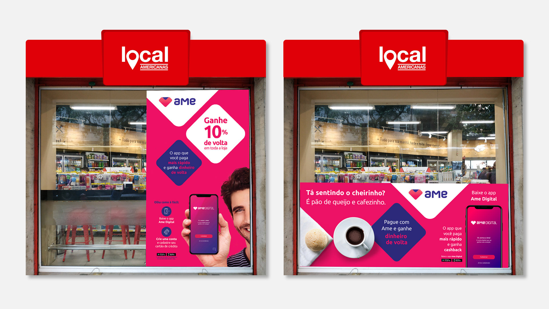 Adesivos para vitrine