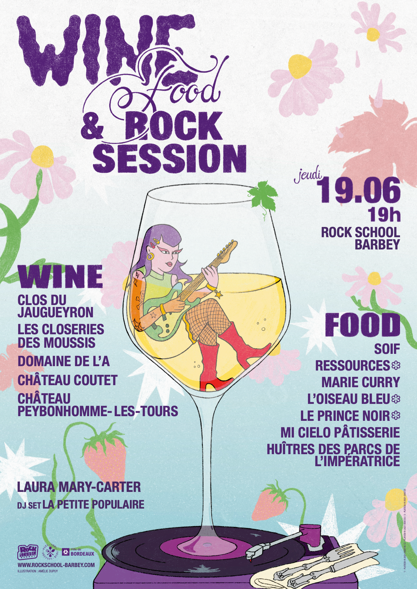 WINE FOOD & ROCK SESSION - évènement gourmand et musical