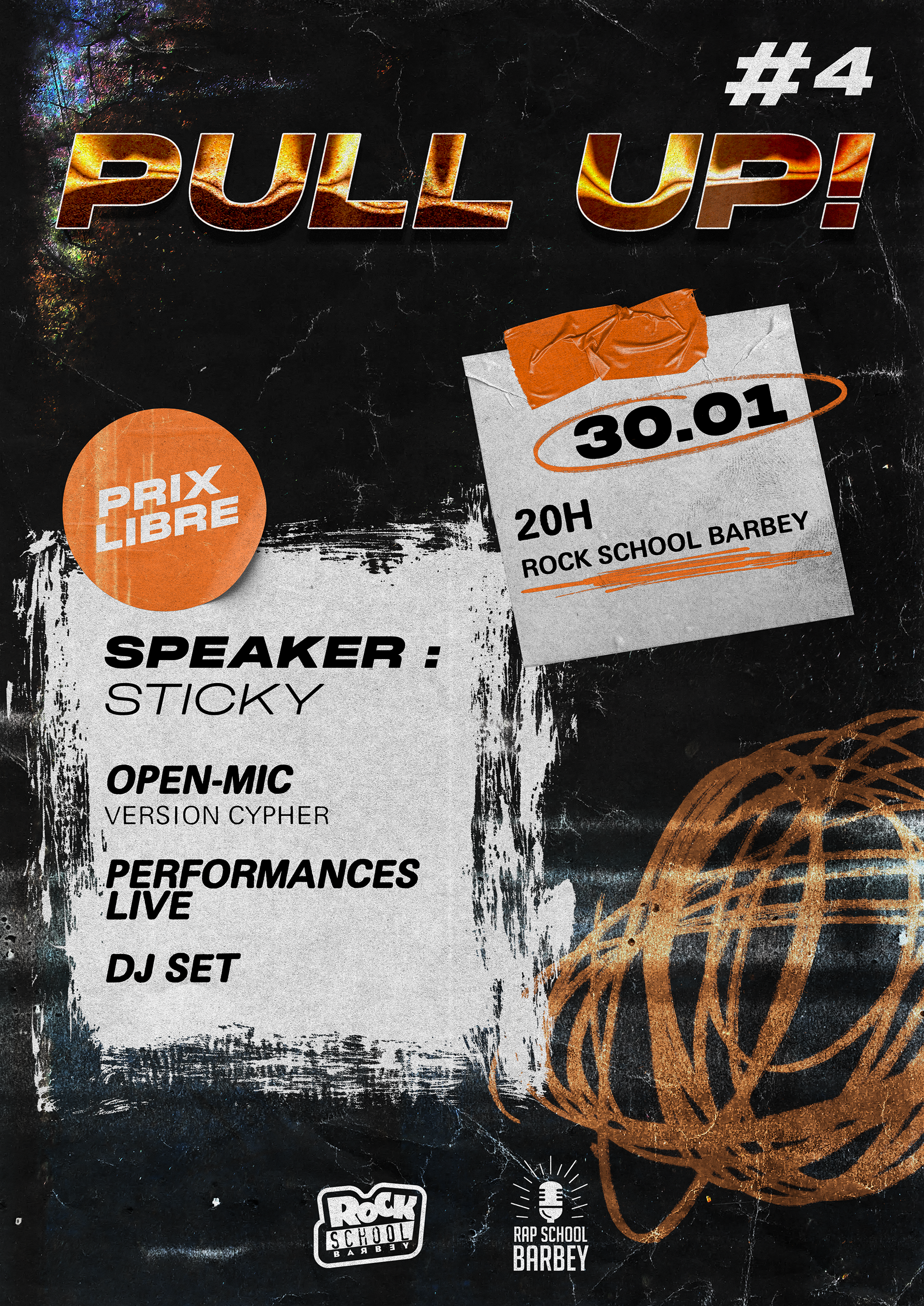 PULL UP! #4 - soirée rap