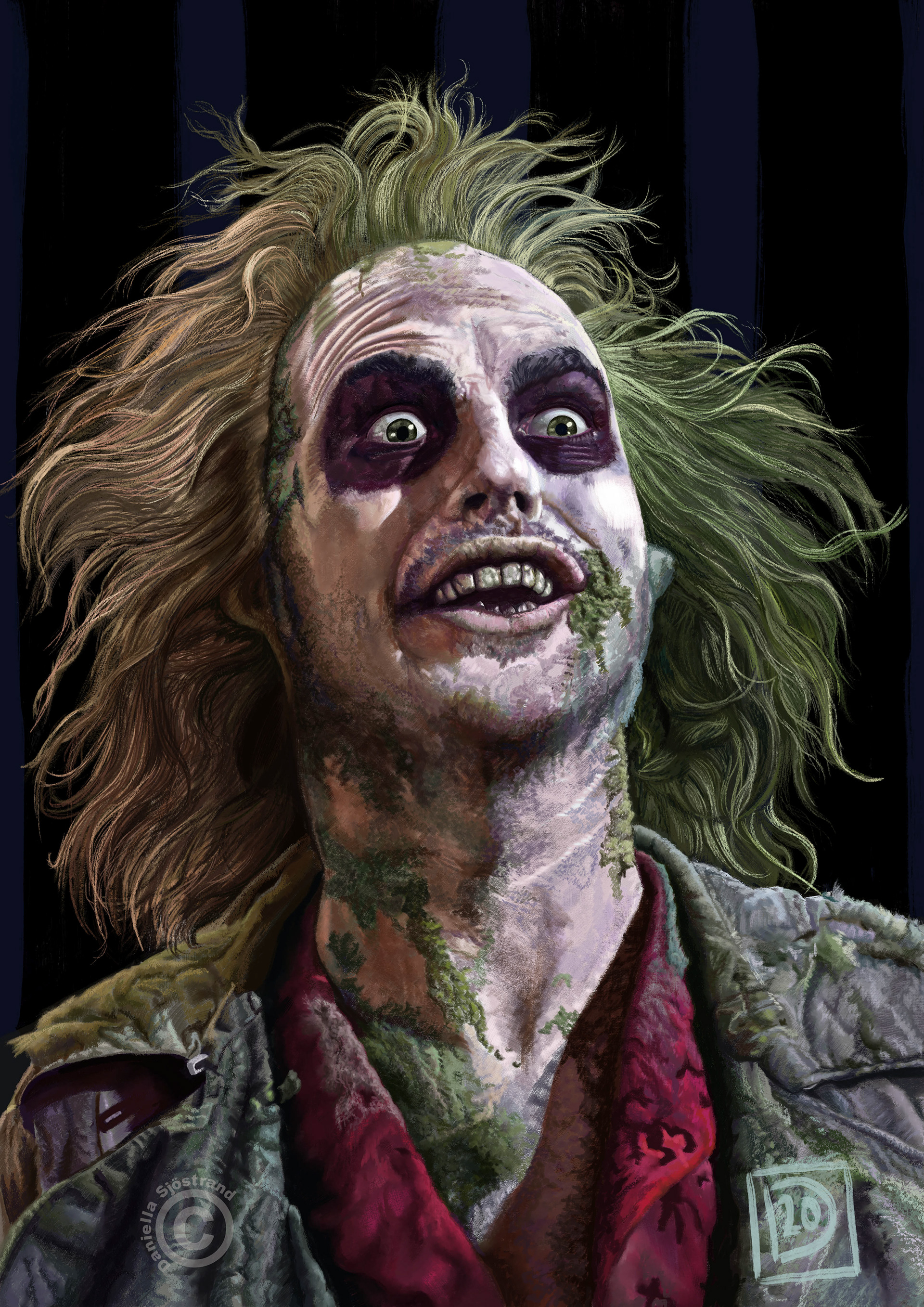 Beetlejuice portrait