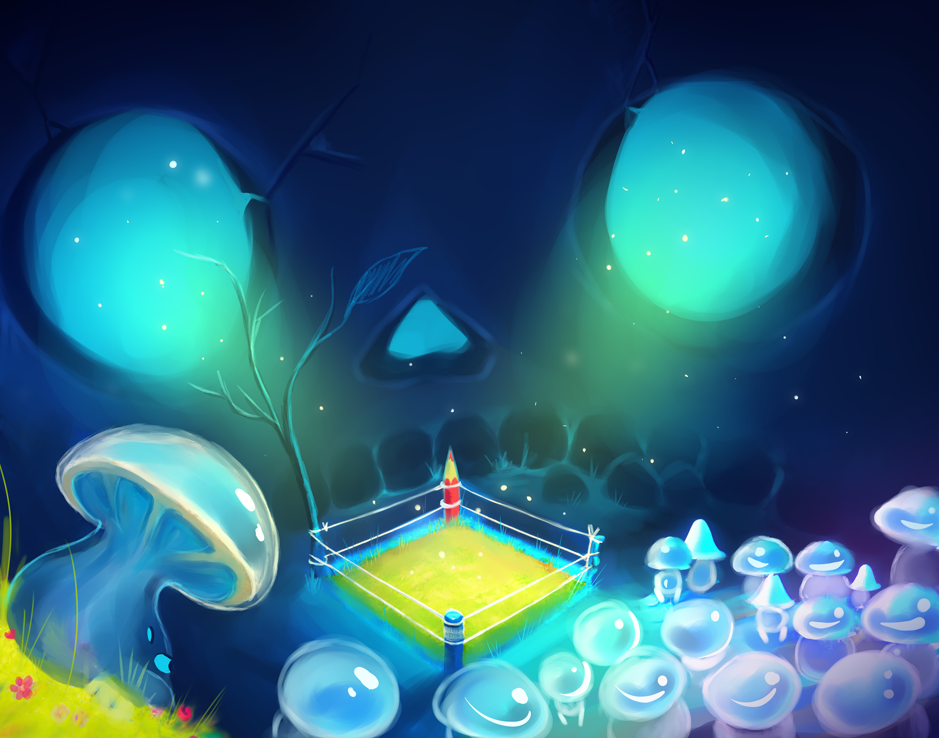 Battle Arena Concept Art