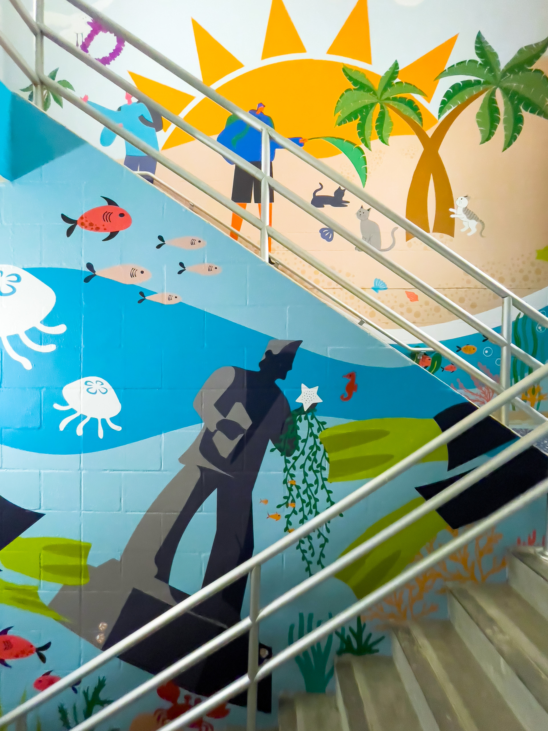 First floor left wall