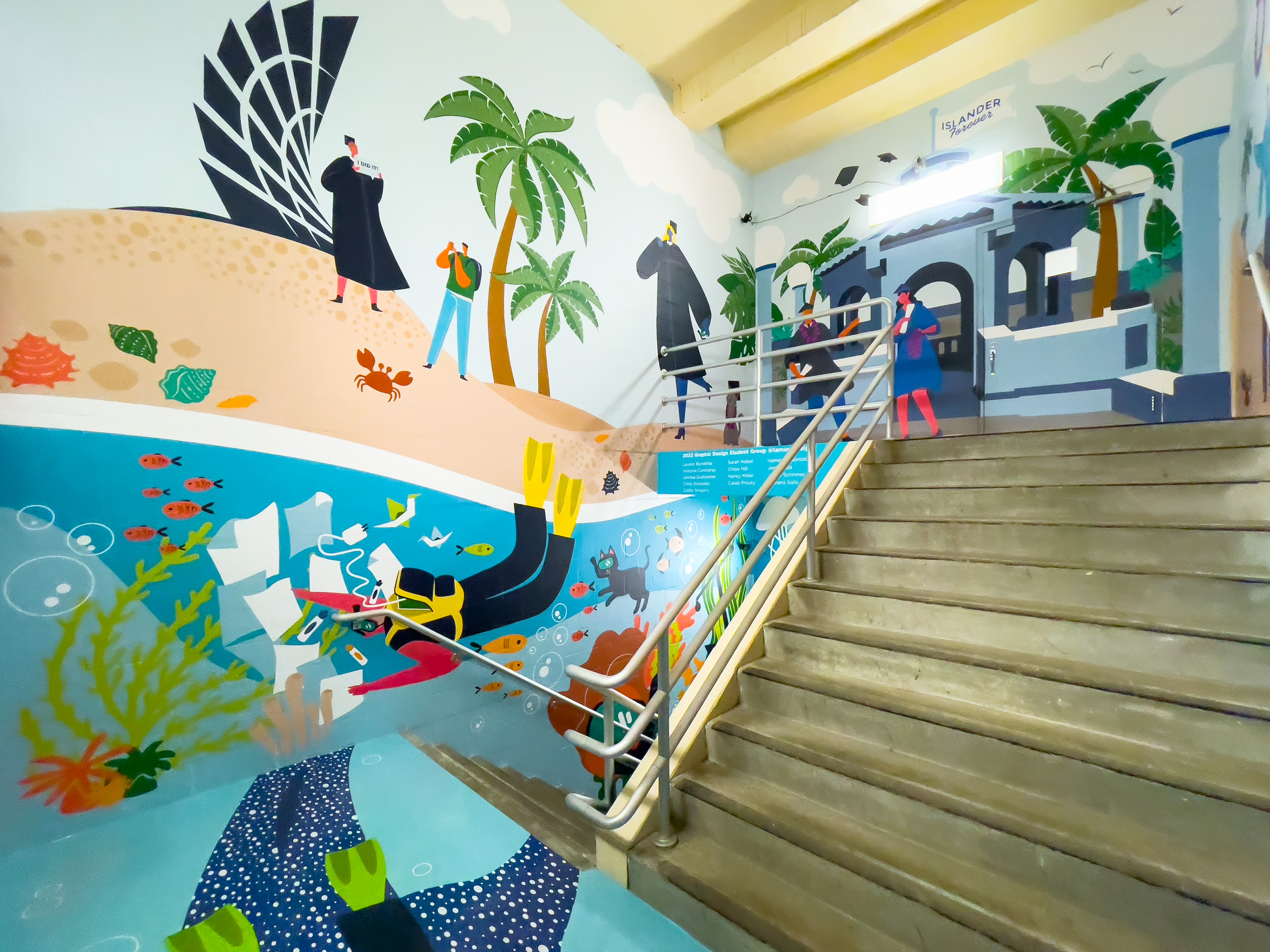 View from second floor landing
