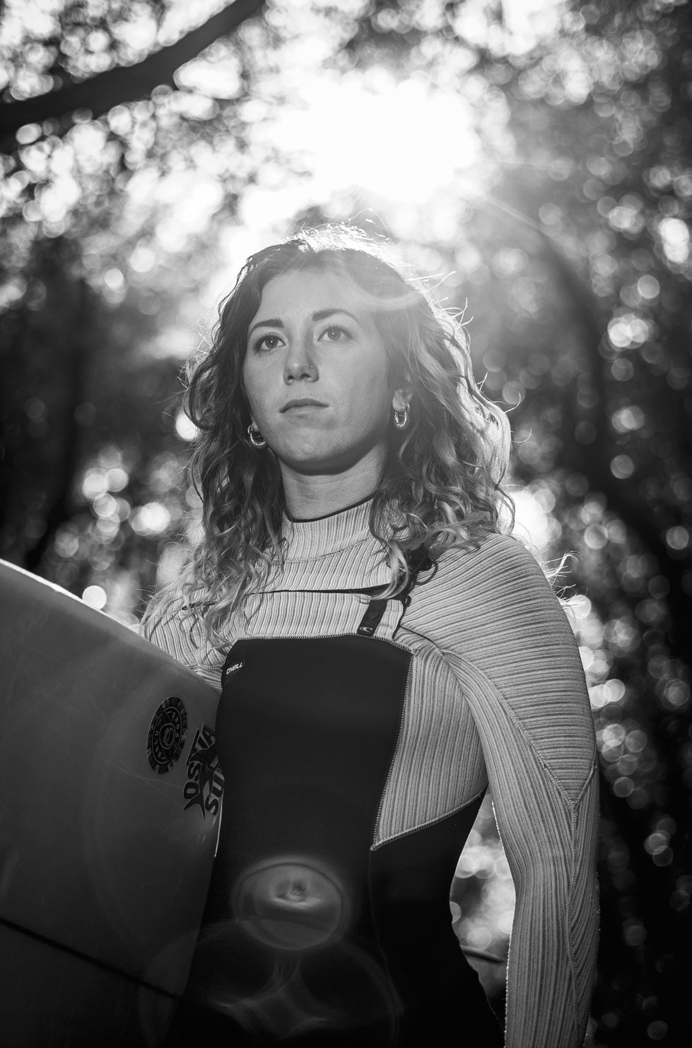Ritratto preso dalla serie "Woman In Surf"