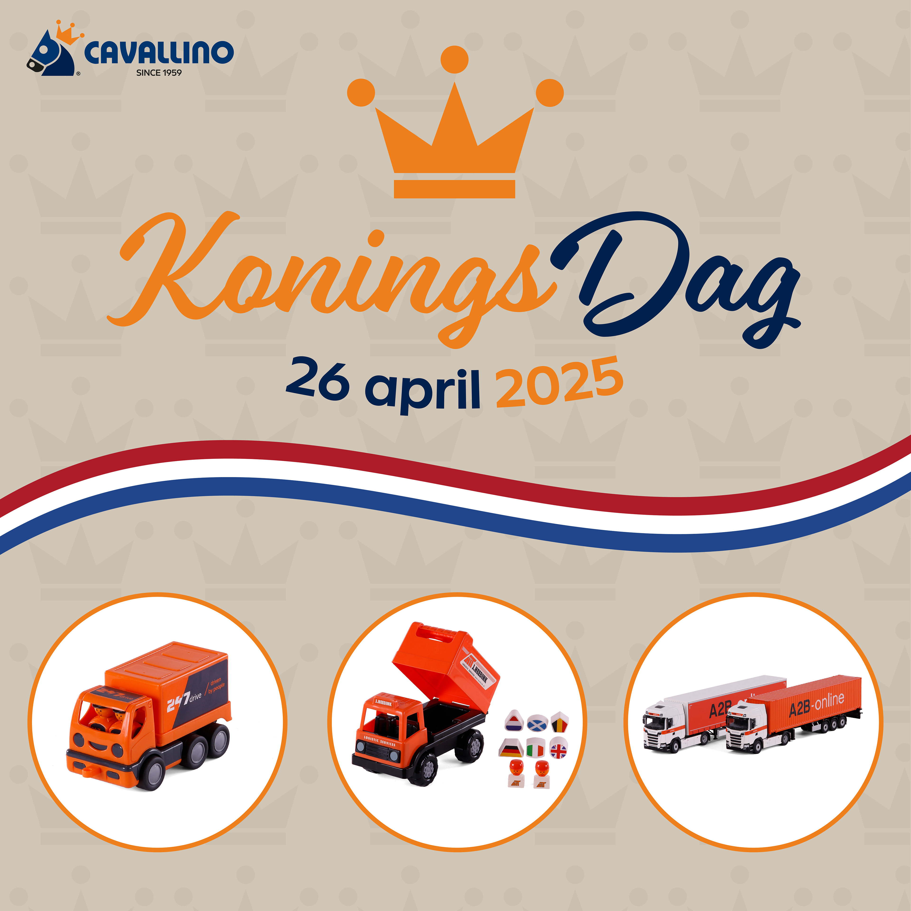 Social media post: Koningsdag 2025
