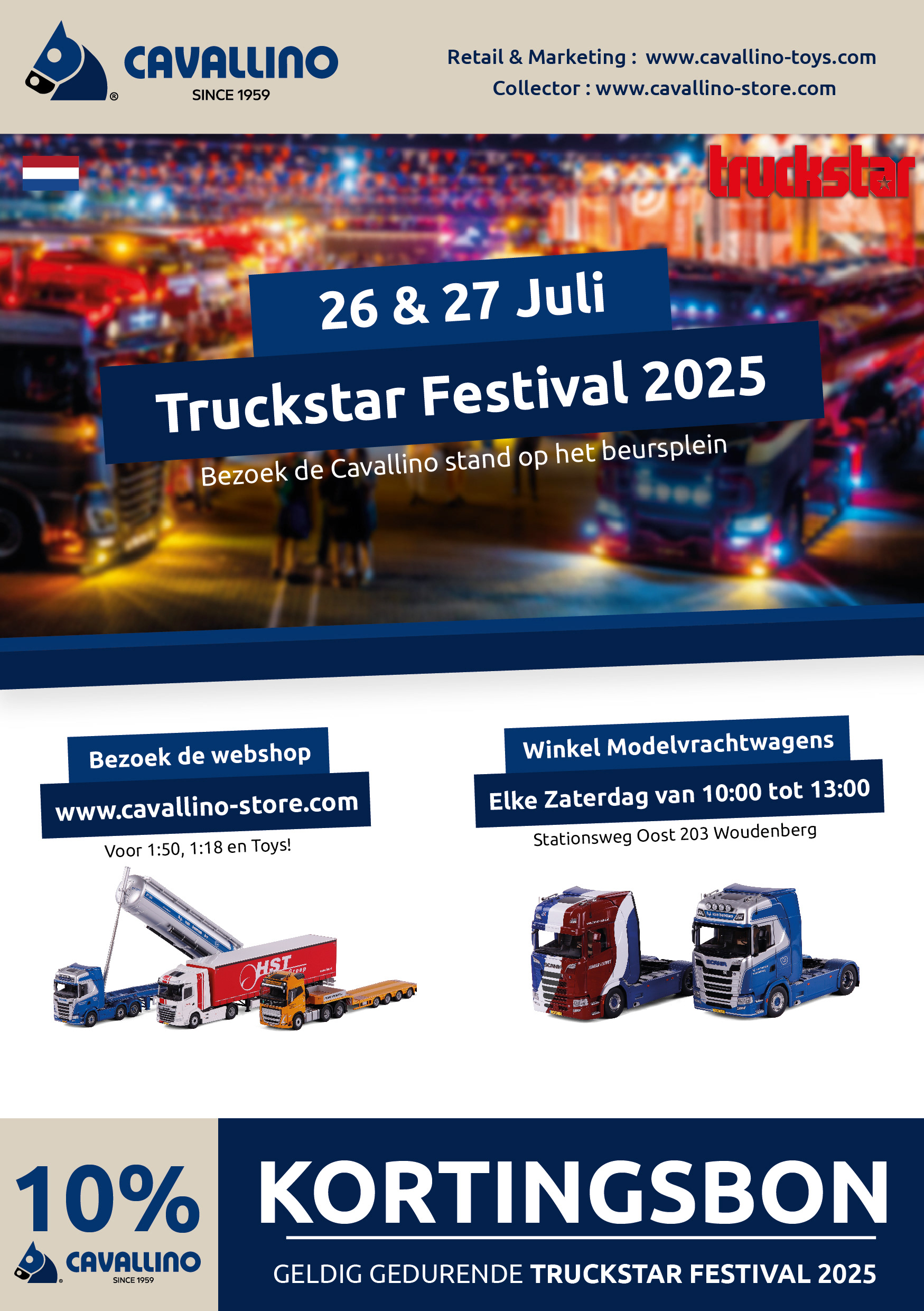 A5 Flyer: Truckstar (Met kortingsbon)