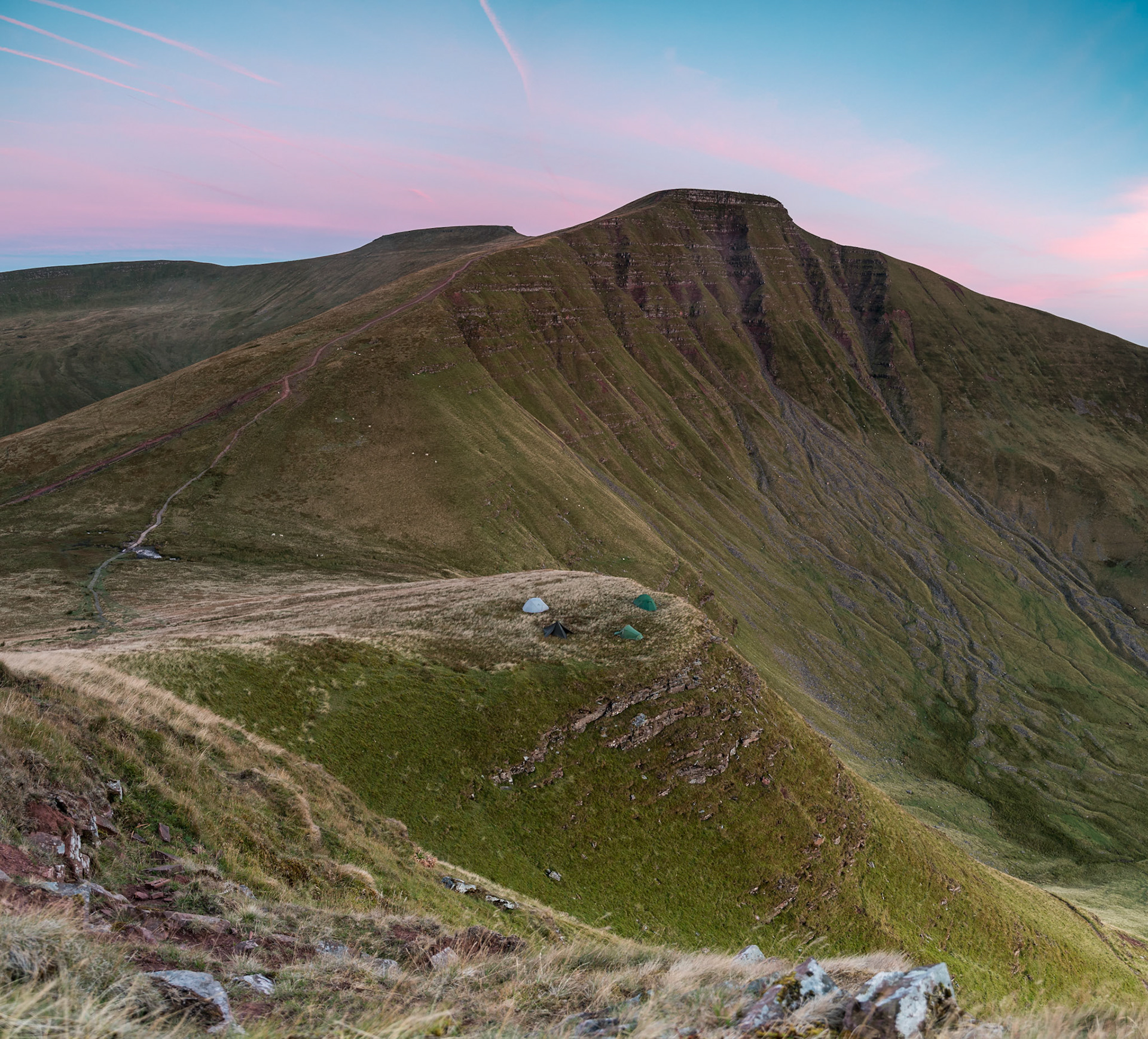 Wild camping on Pen y Fan