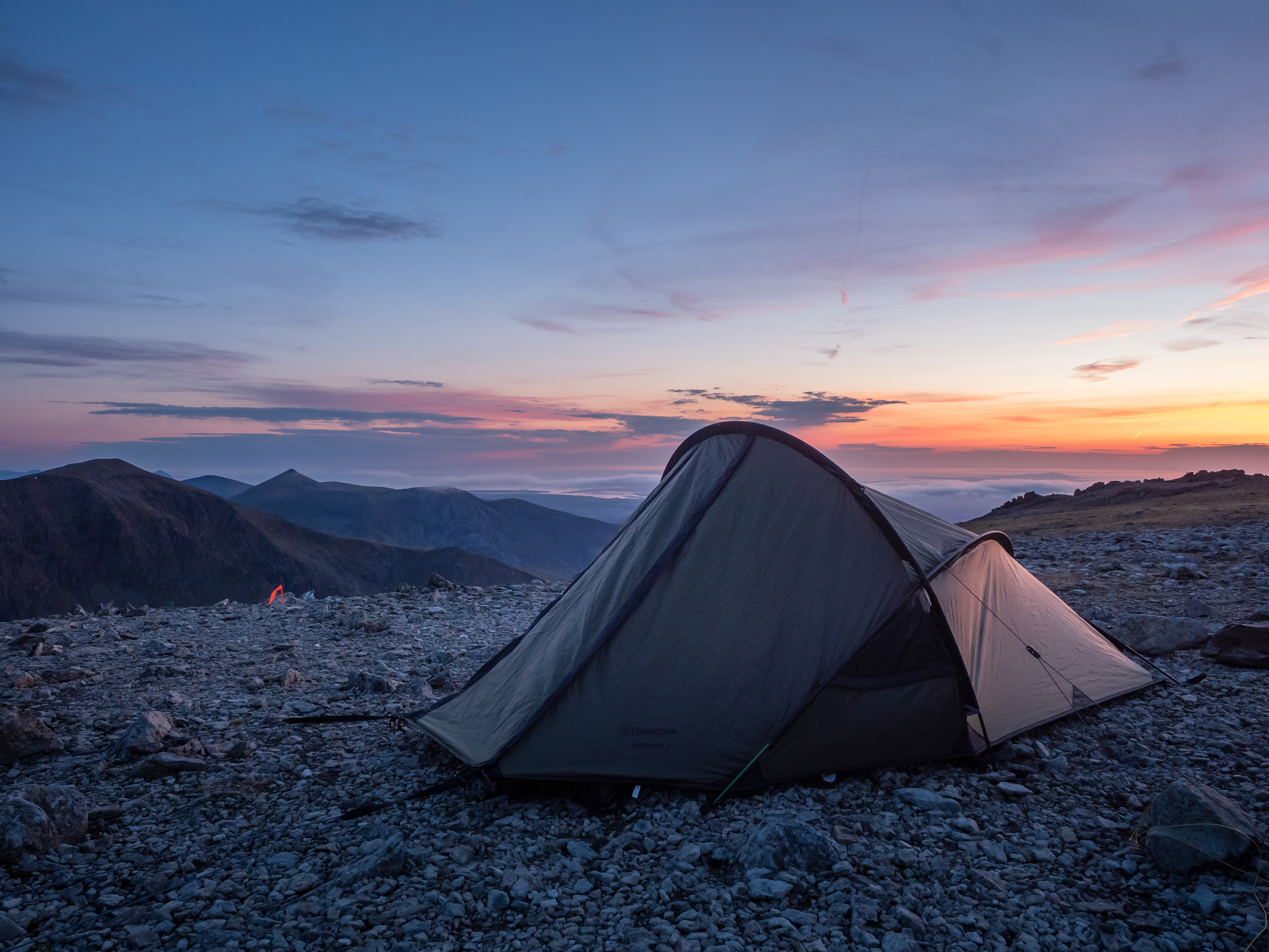 Wild camping in Snowdonia
