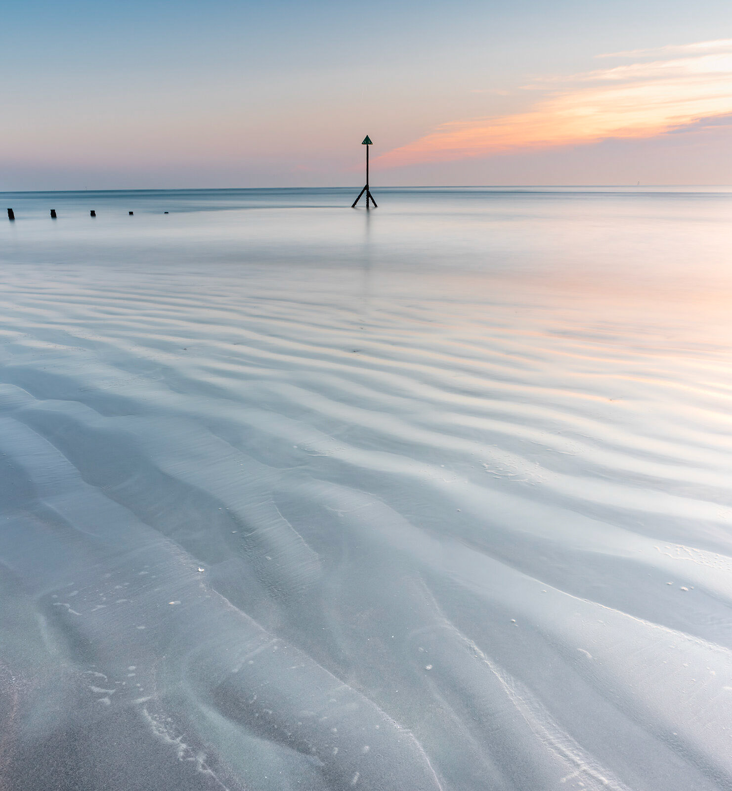Sunset at West Wittering beach