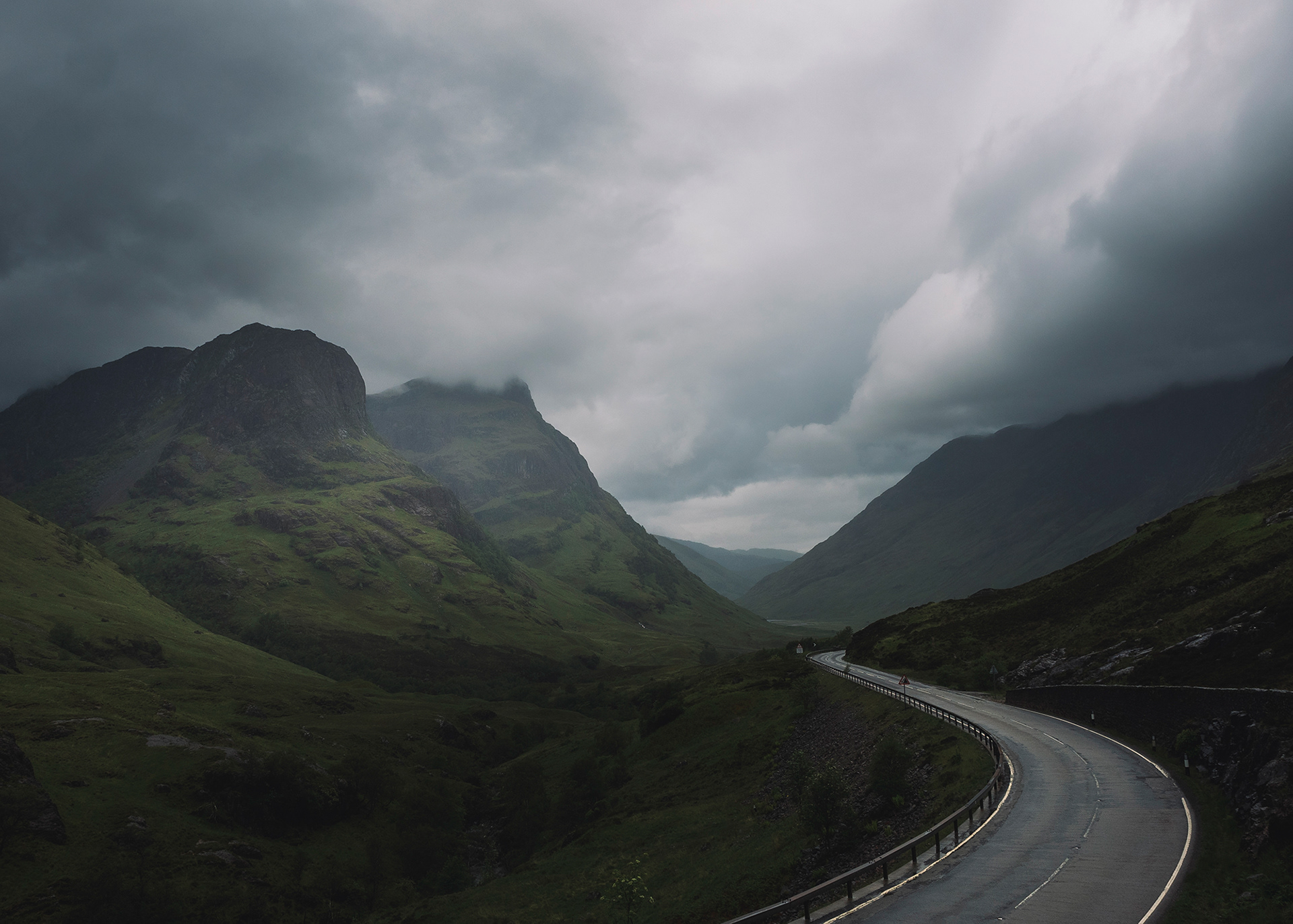 The Three Sisters of Glencoe Pass